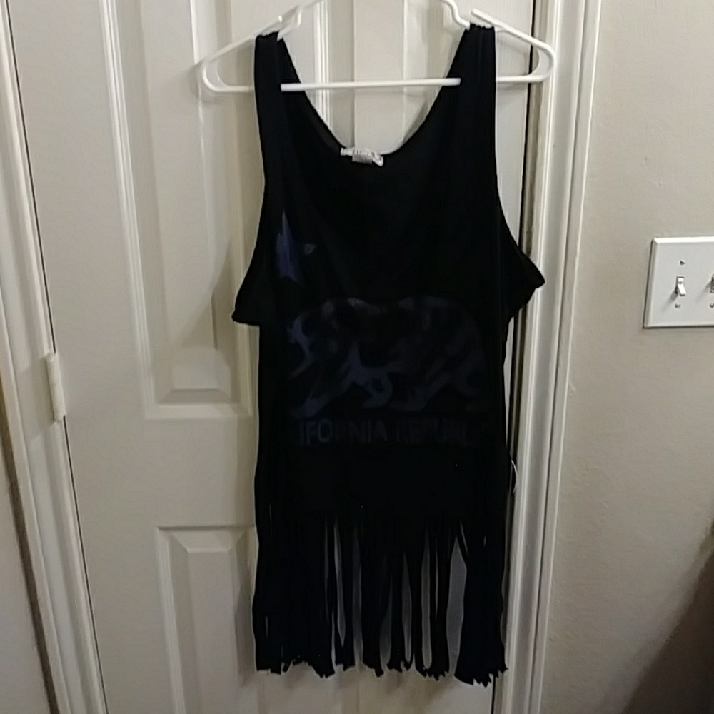 Fringe tank top